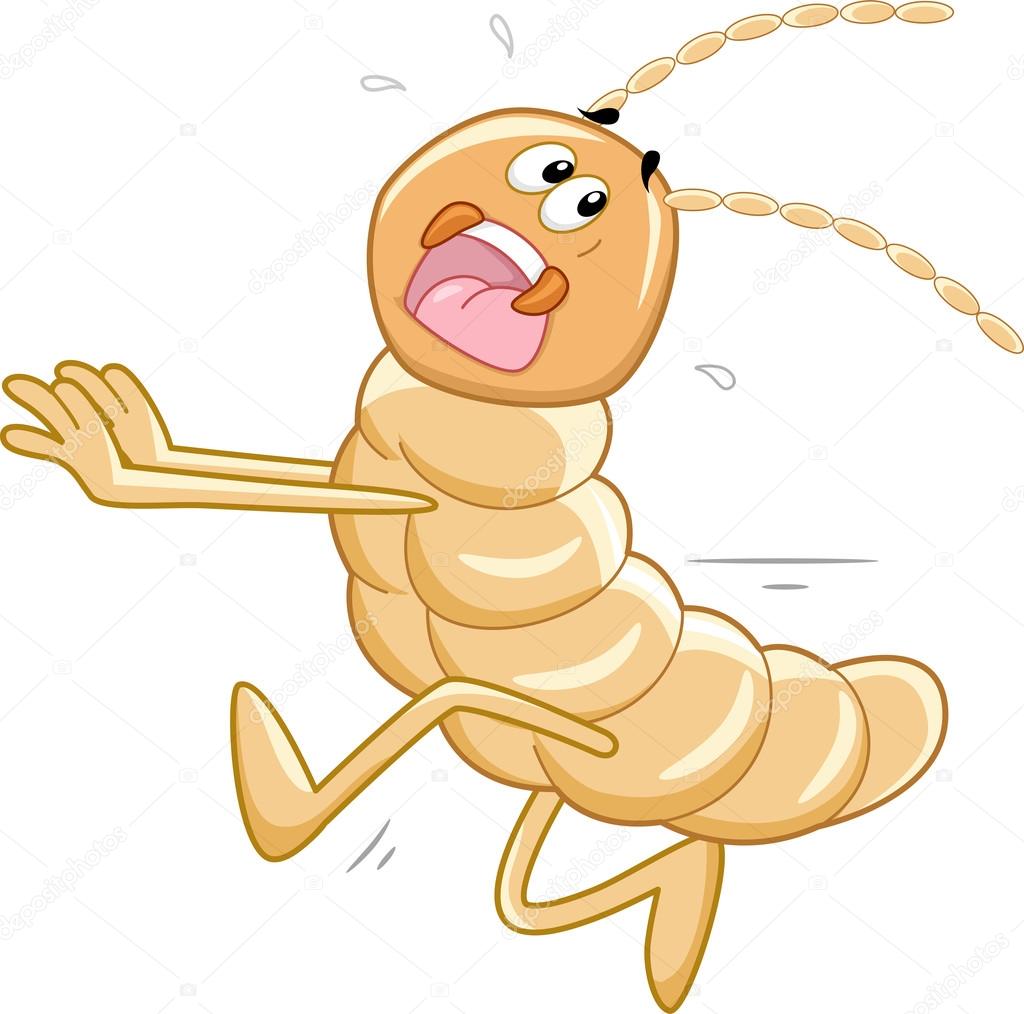 Termite Running Away