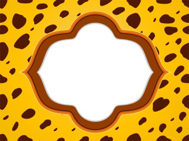 Cheetah yazdırma çerçeve