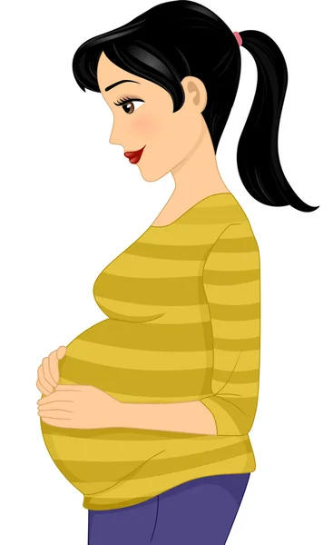 Happy Pregnant Woman — Stock Photo, Image