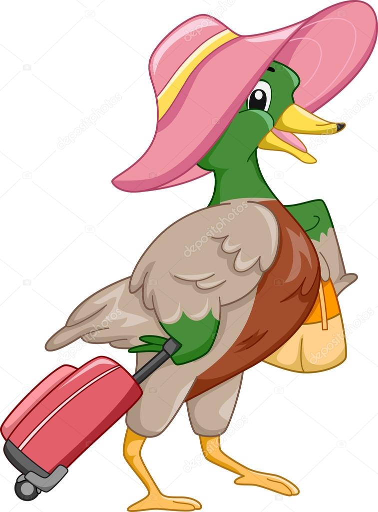 Migrating Mallard Bird Mascot