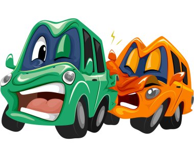 Arka çarpışma otomobillerde çifti