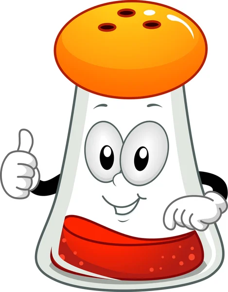 Paprika Shaker Giving Thumb Up — Stock Photo, Image