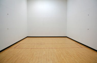 Empty Racquetball Court clipart