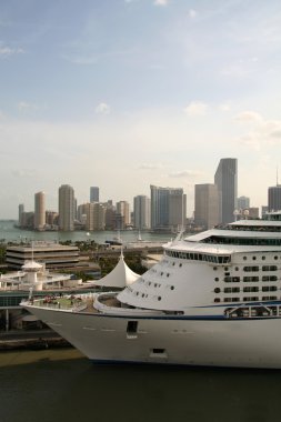 Yerleşik Cruise line Miami Skyline ile
