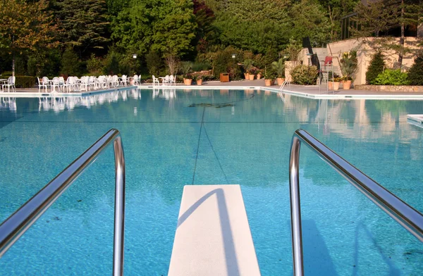 Pool with Diving Board — Stock Photo, Image