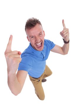 genç adam tezahürat