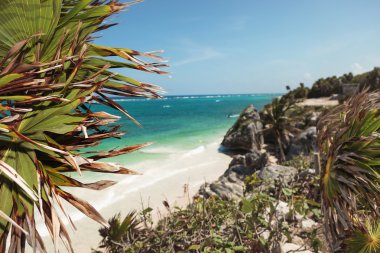 Tulum görünümünden Beach.