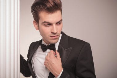 yakışıklı iş adamı uzağa arıyorsunuz