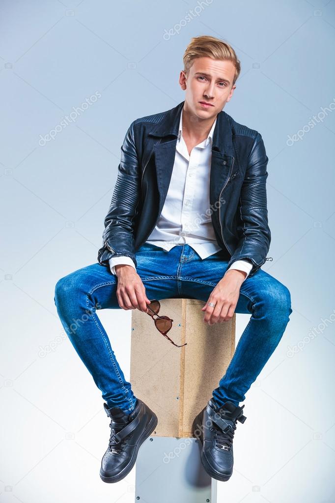 dressing up a leather jacket