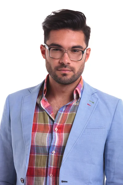 Handsome young man wearing glasses — Stock Photo, Image