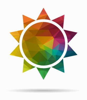 soyut güneş Poli simgesi