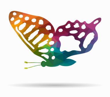 Güzellik kelebek Poli simgesi