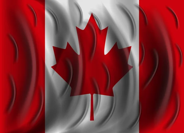 Bandeira do vento canadense —  Vetores de Stock