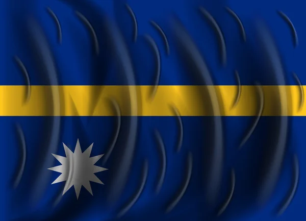 Bandera de viento nauru — Archivo Imágenes Vectoriales