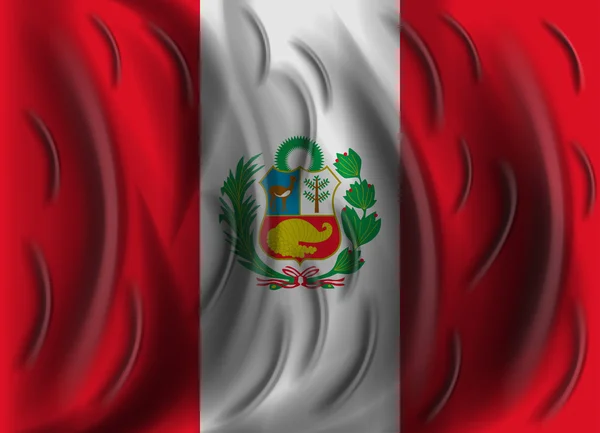 Bandera de viento perú — Archivo Imágenes Vectoriales