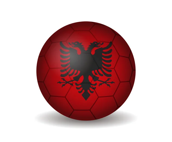 Albanien Fußball — Stockvektor