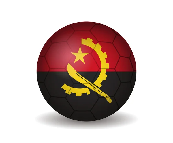 Angola fotboll — Stock vektor