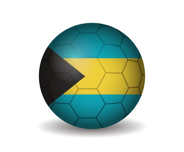 Bahama's voetbal — Stockvector