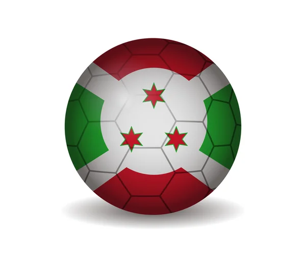 Burundi-Fußball — Stockvektor