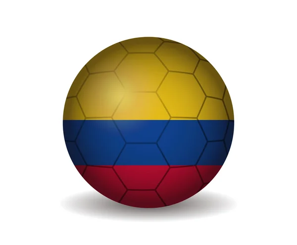 Kolumbia piłka — Wektor stockowy