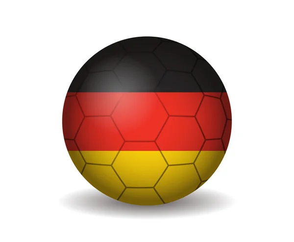 ドイツ サッカー ボール — ストックベクタ