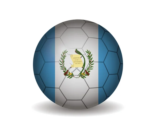 Guatemala fotboll — Stock vektor