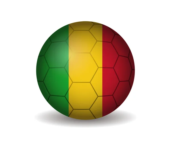 Piłka nożna Mali — Wektor stockowy