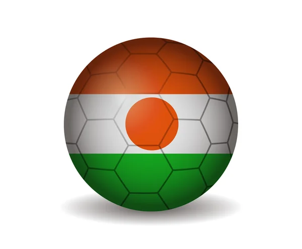 Niger Fußball — Stockvektor