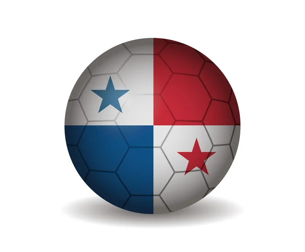Piłka nożna Panama — Wektor stockowy