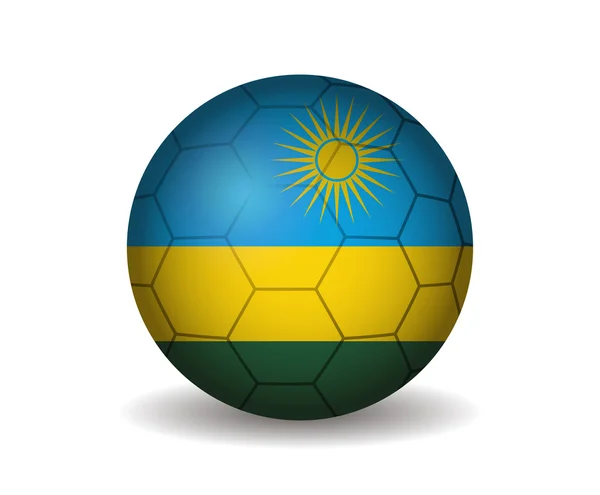 Rwanda-voetbal — Stockvector