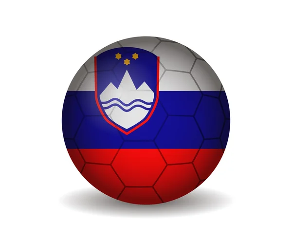 Piłki nożnej Słowenia — Wektor stockowy