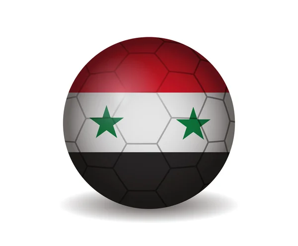 Piłka nożna w Syrii — Wektor stockowy