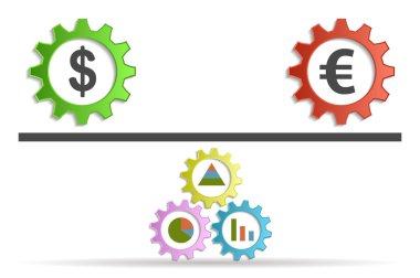 dönüşüm dolar euro arka plan