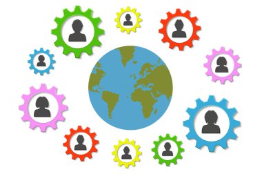 dünyadaki insanların