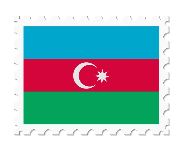 Stamp flag azerbaijan — Stock Vector