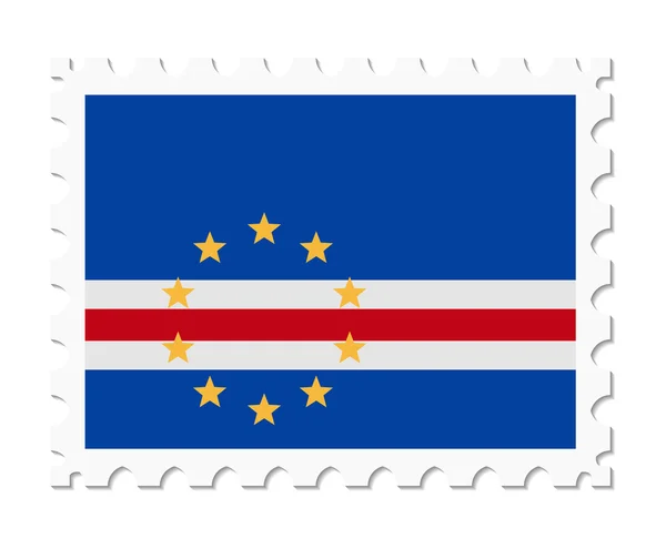 Stempel vlag Kaapverdië — Stockvector