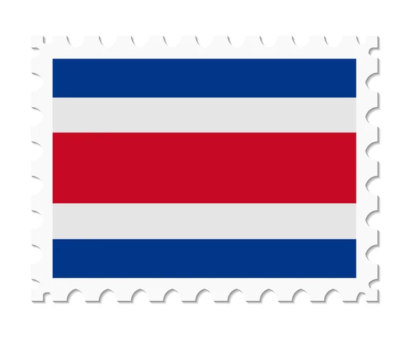 Σφραγίδα σημαία Κόστα Ρίκα — Διανυσματικό Αρχείο