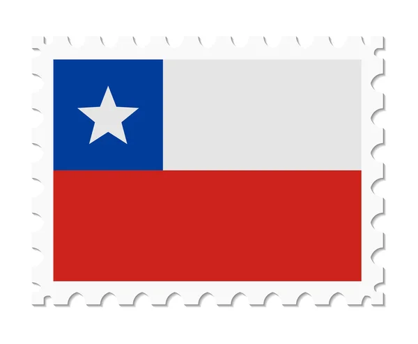 Bélyegző zászló chile — Stock Vector