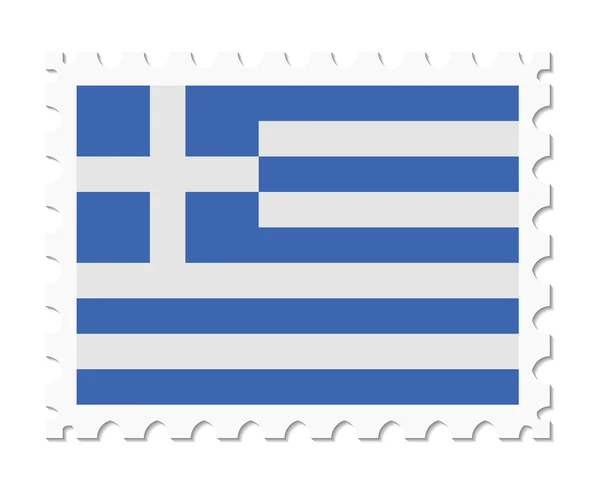 Stempel vlag Griekenland — Stockvector