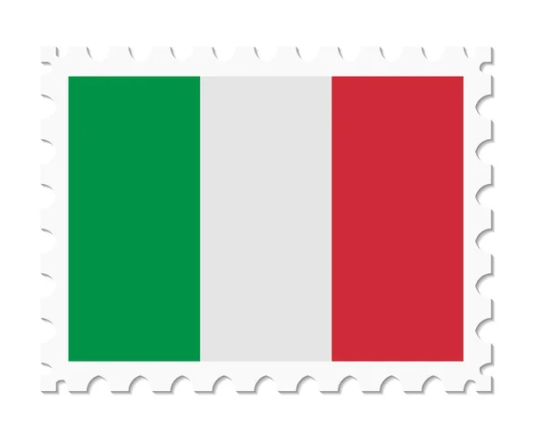 Timbro bandiera italia — Vettoriale Stock
