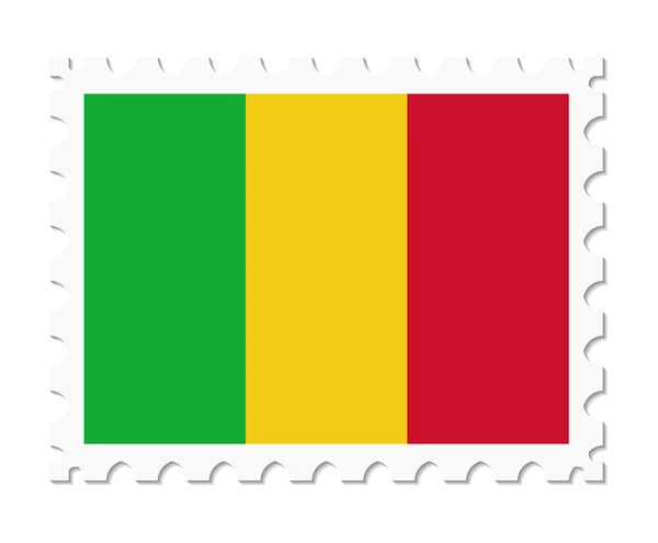 Stempel vlag mali — Stockvector