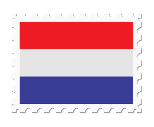 Stempelfahne Niederlande — Stockvektor
