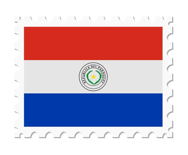 邮票标志巴拉圭 — 图库矢量图片