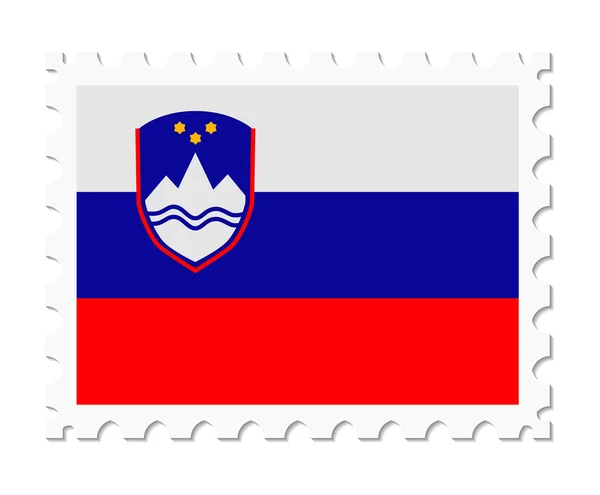 Razítka vlajka Slovinska — Stockový vektor