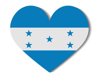 kalp honduras bayrağı