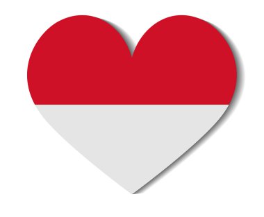 kalp Monako bayrağı