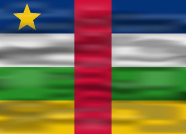 gerçekçi Merkezi Afrika bayrak