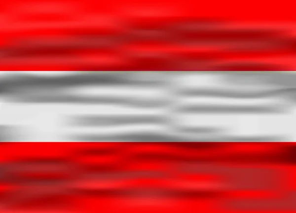 Bandera austria realista — Archivo Imágenes Vectoriales