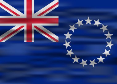 gerçekçi bayrak cook Adaları