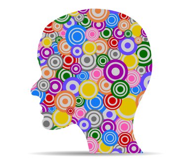 baş daireler simge vektör